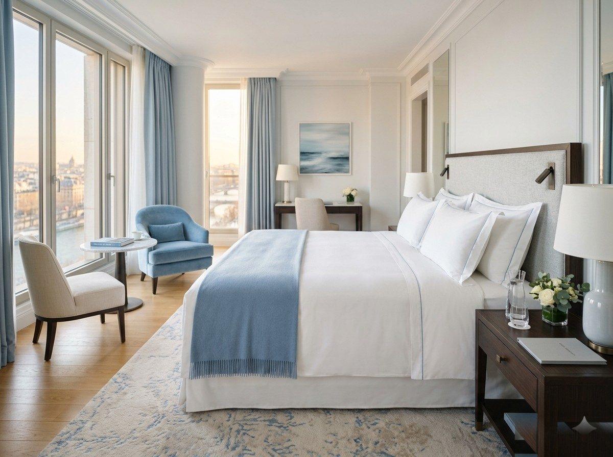 Immaculate hotel suite