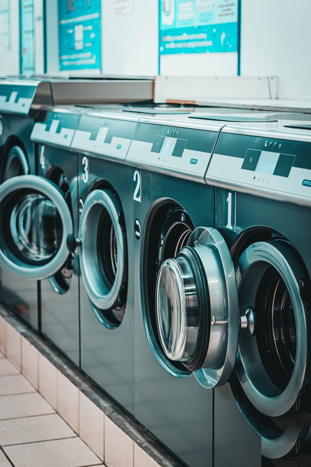 Vistex hygiene products in a commercial laundry